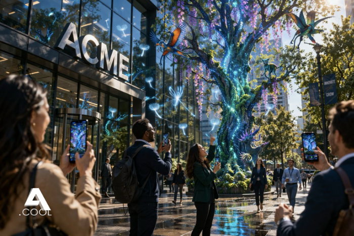 Augmented Cool — public AR brand activation